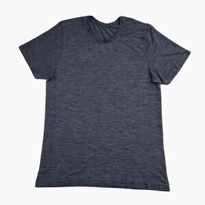 Lululemon Metal Vent (Mens Size Large) Gray Short Sleeve‎ Activewear T-Shirt Gym